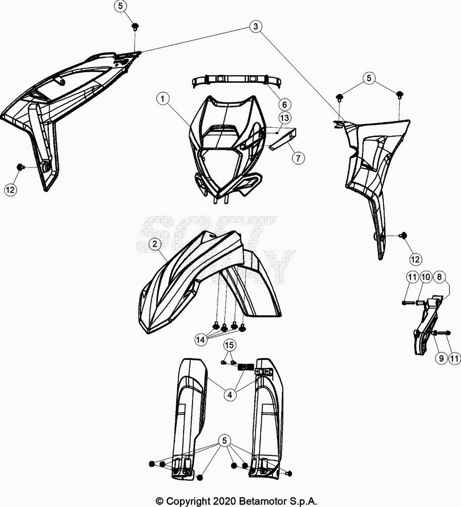 CARENAGE POUR 390 RACING 2020