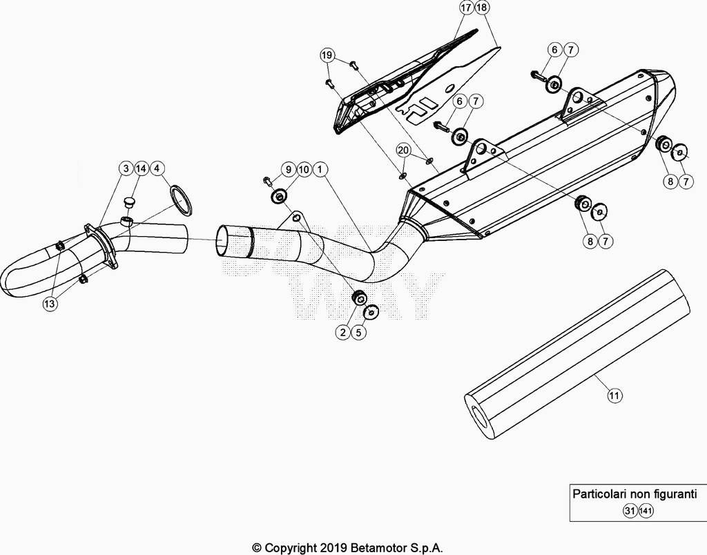 ECHAPPEMENT POUR 430 RACING 2020