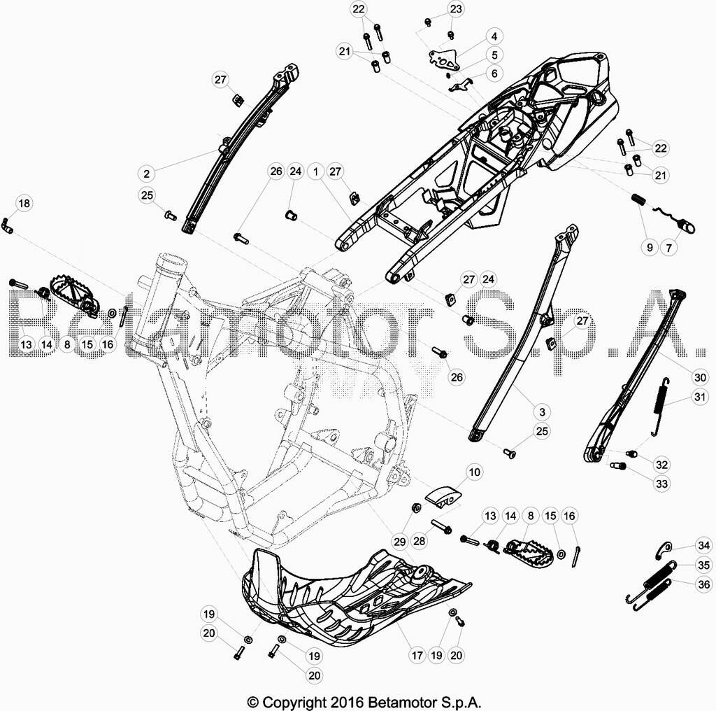 BOUCLE ARRIERE POUR 390 RACING 2019