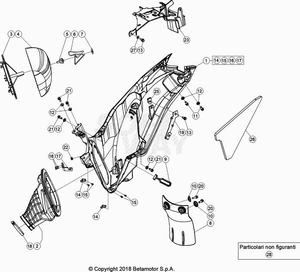 BOITE A AIR POUR 250 XTRAINER 2020