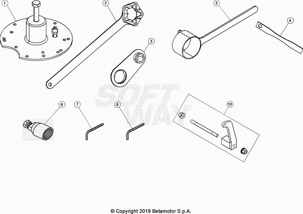 OUTILLAGE CHASSIS POUR 125 RACING 2020