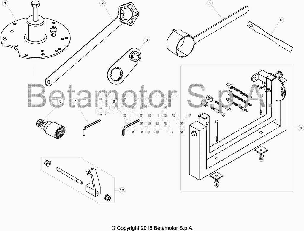 OUTILLAGE CHASSIS POUR 125 RACING 2019