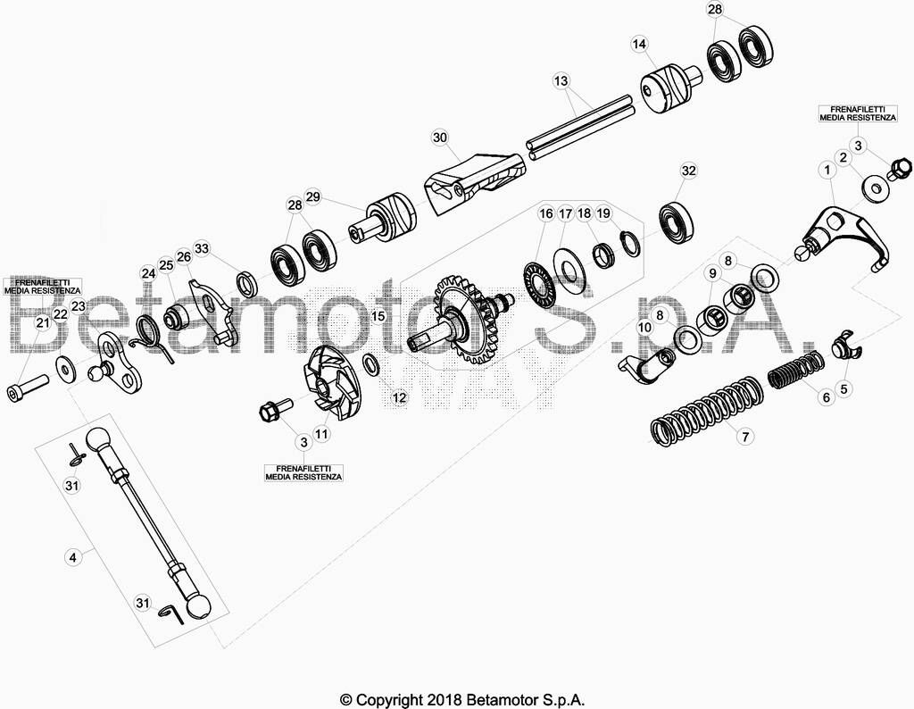 POMPE A EAUVALVES POUR 125 RACING 2019