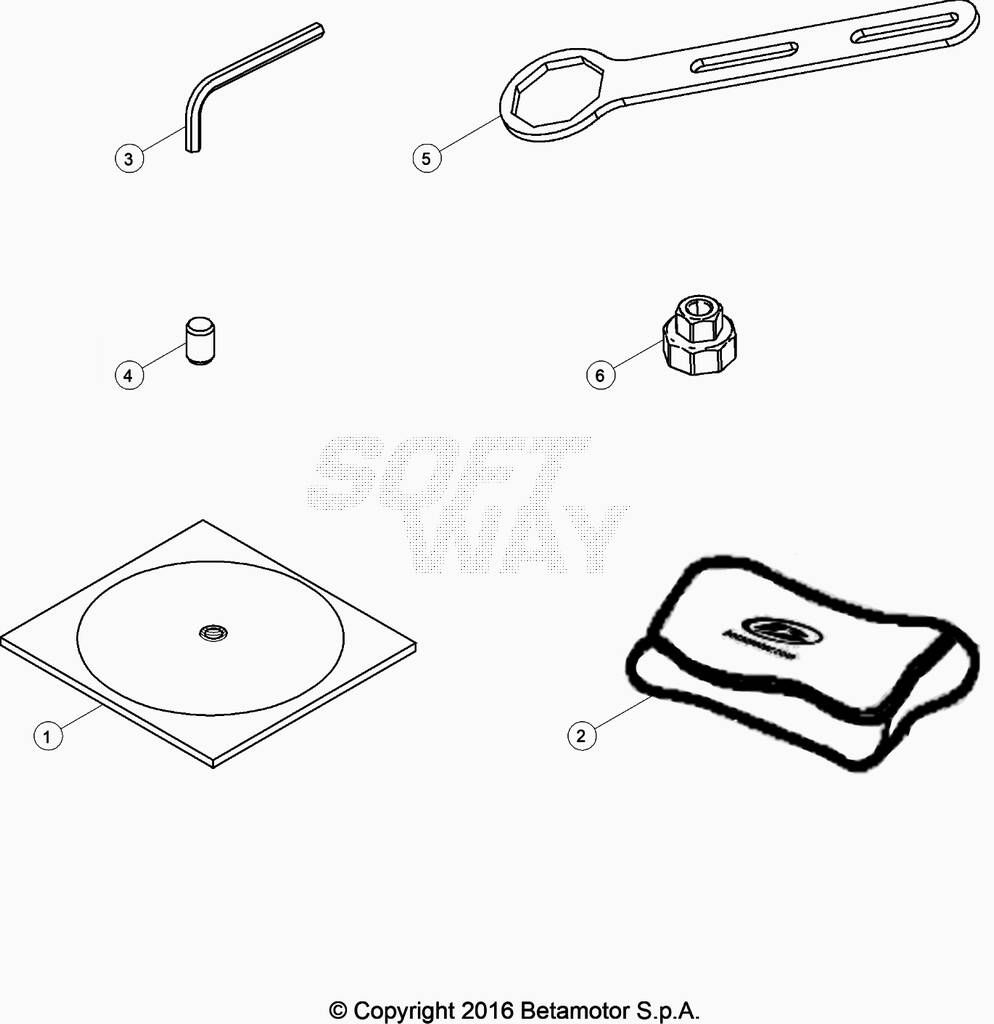 OUTILLAGE MOTEUR POUR 125 RACING 2019