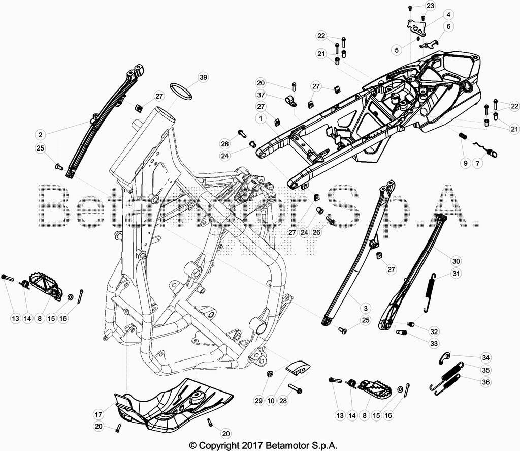 BOUCLE ARRIERE POUR 250 RACING 2019