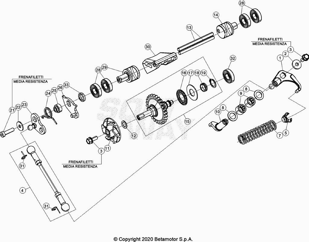 POMPE A EAUVALVES POUR 125 RACING 2021