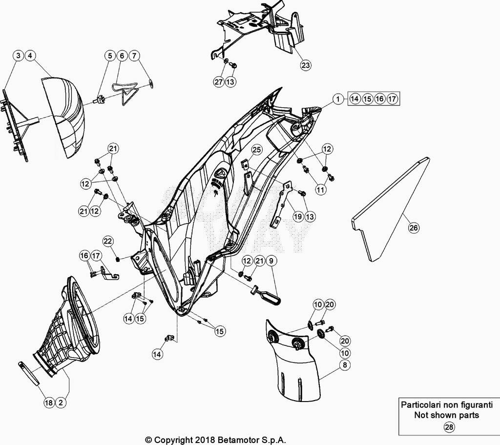 BOITE A AIR POUR 250 XTRAINER 2021