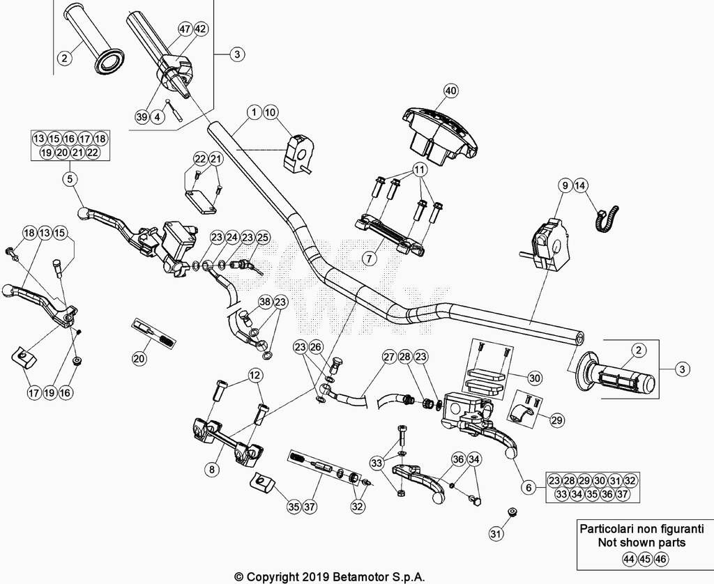GUIDONCOMMANDE POUR 390 RR 2021