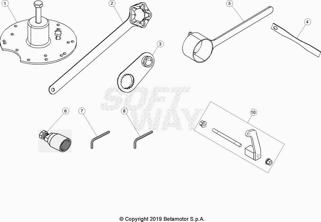 OUTILLAGE POUR BETA 200 RACING 2022