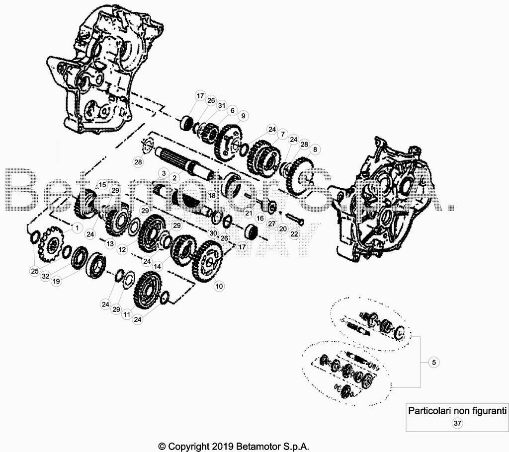 BOITE A VITESSE POUR BETA 50 ENDURO RACING 2019