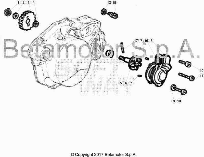 CIRCUIT DE REFROIDISSEMENT POUR BETA 50 RR MOTARD TRACK R 2019