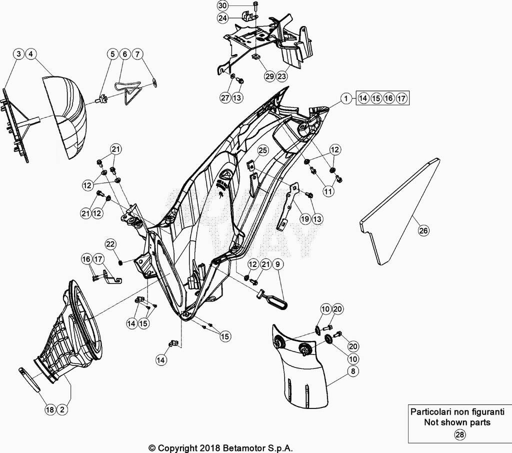 BOITE A AIR POUR 250 XTRAINER 2022