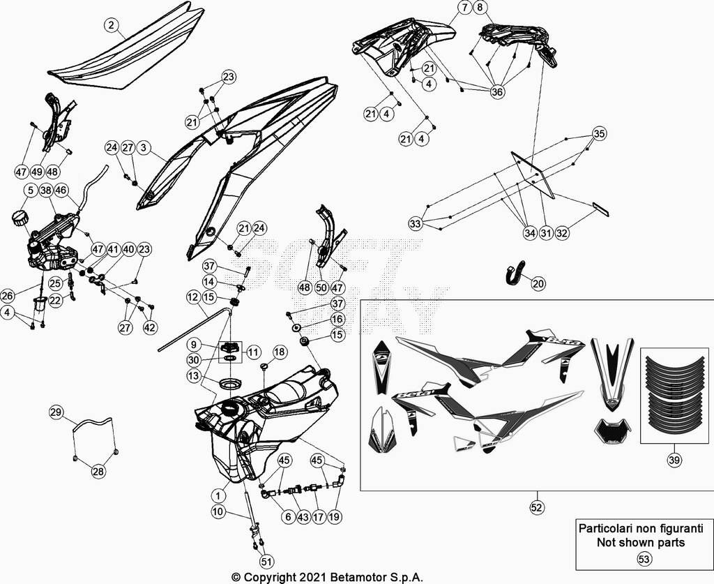 SELLERESERVOIR POUR 250 XTRAINER 2022