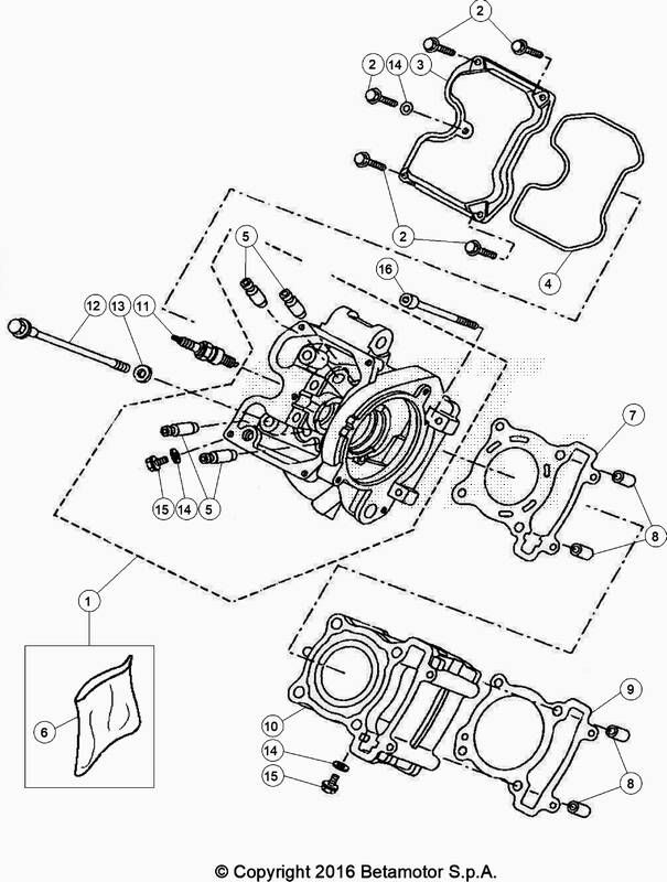 CYLINDRE CULASSE POUR ENDURO 125 4T LC NOIR 2020