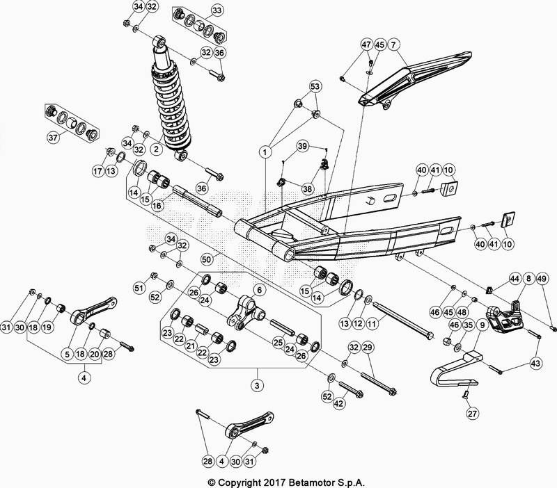 BRAS OSCILLANT POUR BETA 50 ENDURO RACING 2021