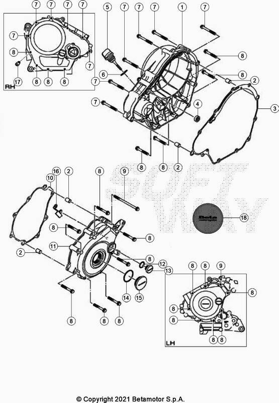 CARTERS POUR SUPERMOTARD 125 4T LC BLANC 2021