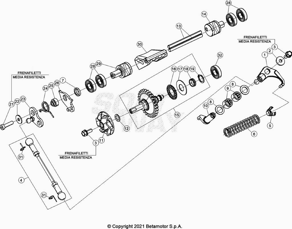 POMPE A EAUVALVES POUR BETA 200 RACING 2022