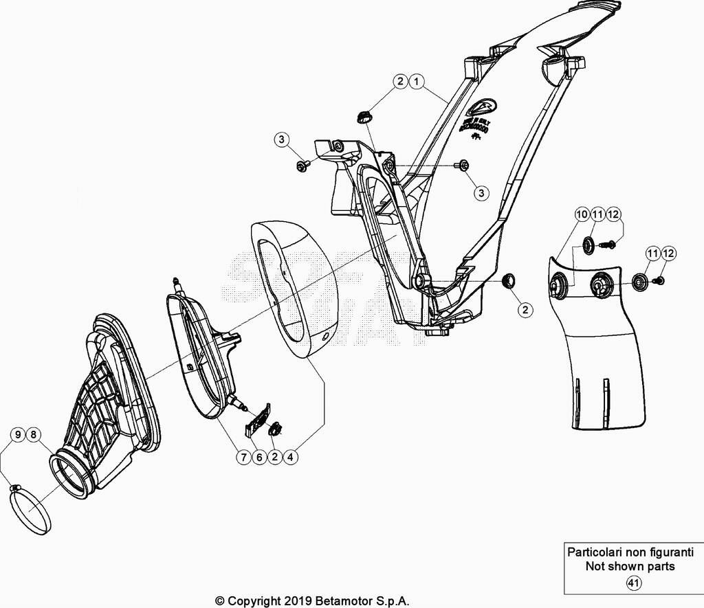 BOITE A AIR FILTRE POUR 250 RR 2023