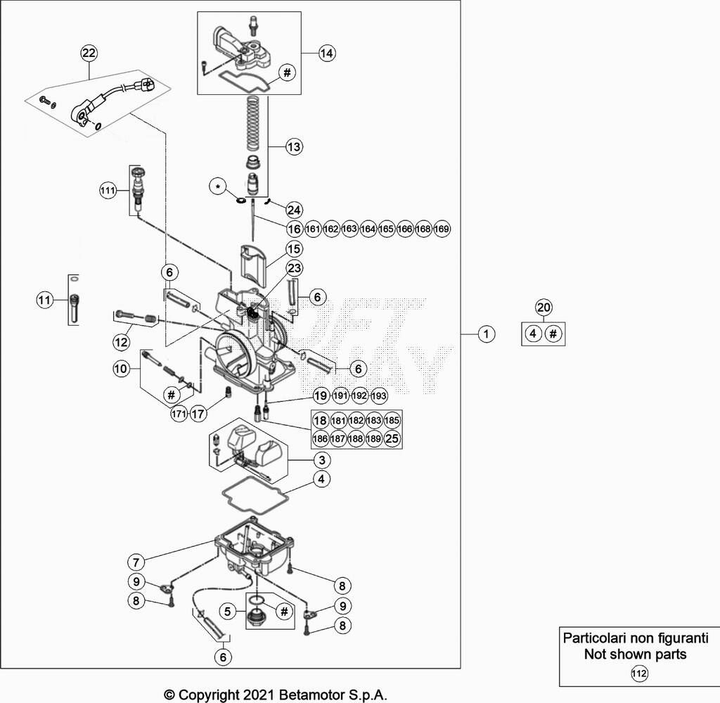 CARBURATEUR POUR 300 RR 2023