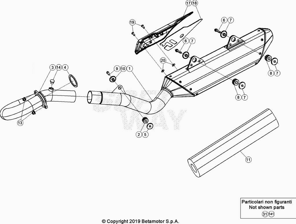 ECHAPPEMENT POUR 350 RACING 2023