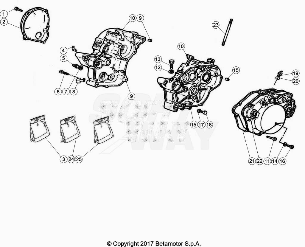 CARTER POUR ENDURO RR 50 2T RACING 2023