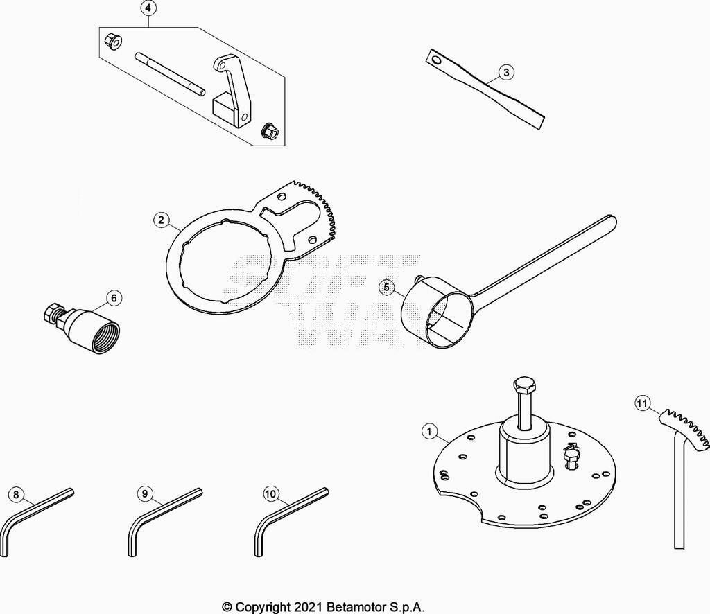 OUTILLAGE MOTEUR POUR 300 RX 2024