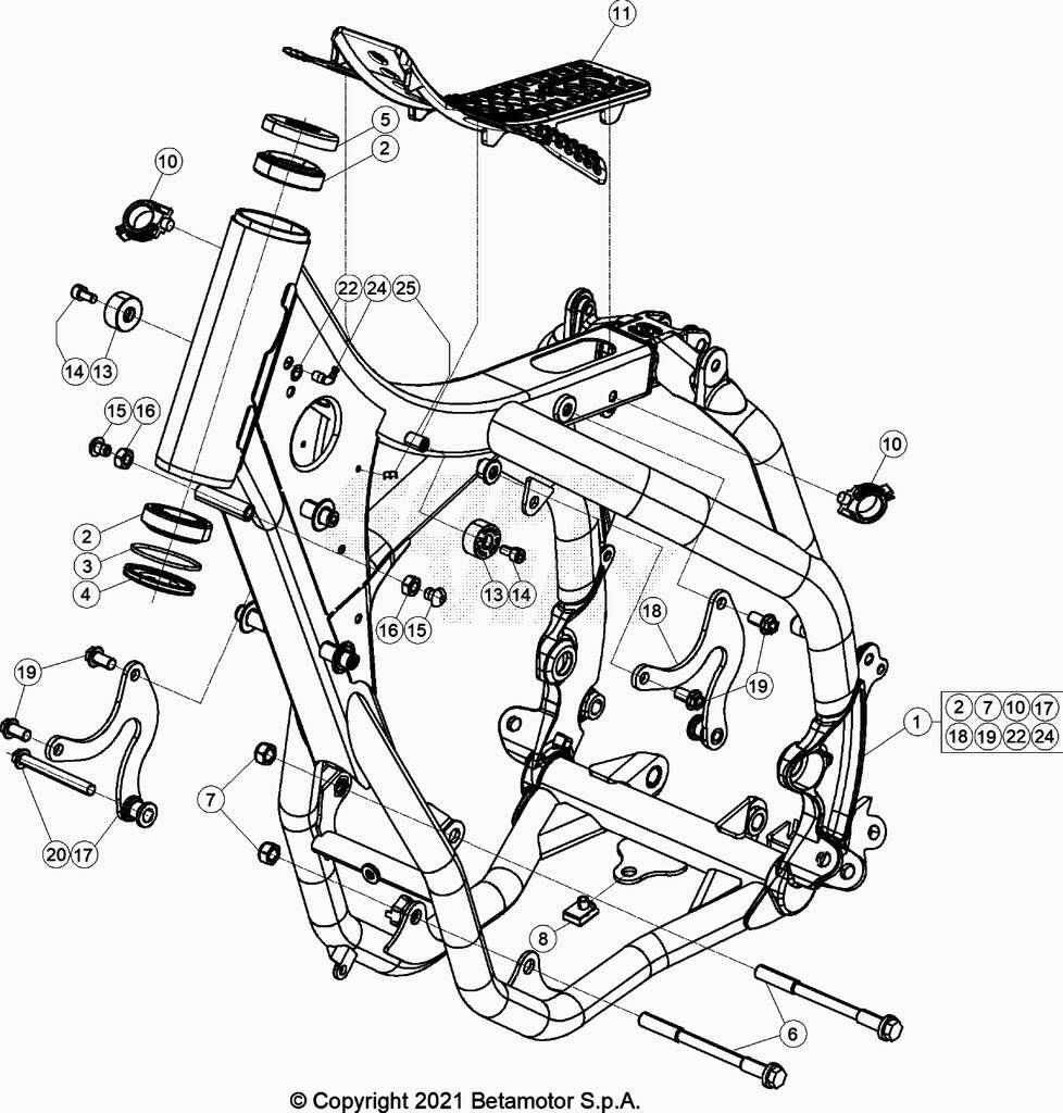 CHASSIS POUR 300 RX 2024