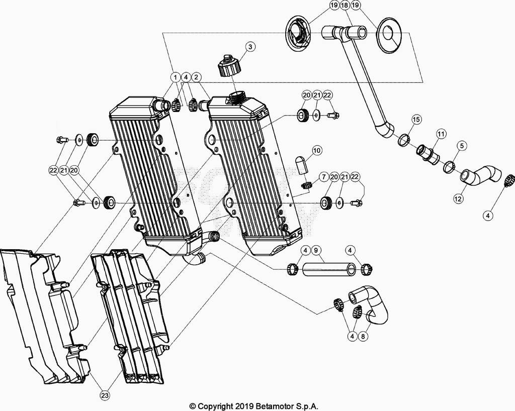 RADIATEURS POUR 300 RX 2024