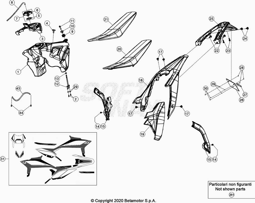 SELLERESERVOIR POUR 125 RR 2020