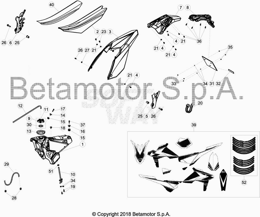 SELLERESERVOIR POUR 125 RR 2019