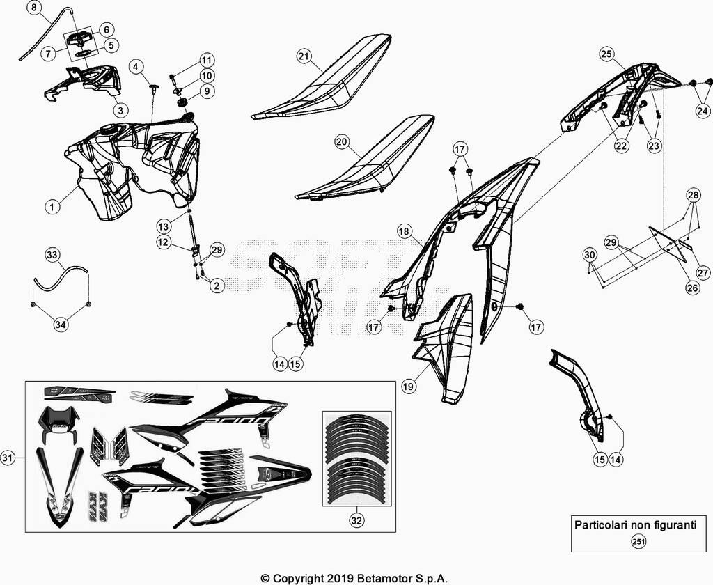 SELLERESERVOIR POUR 300 RACING 2020