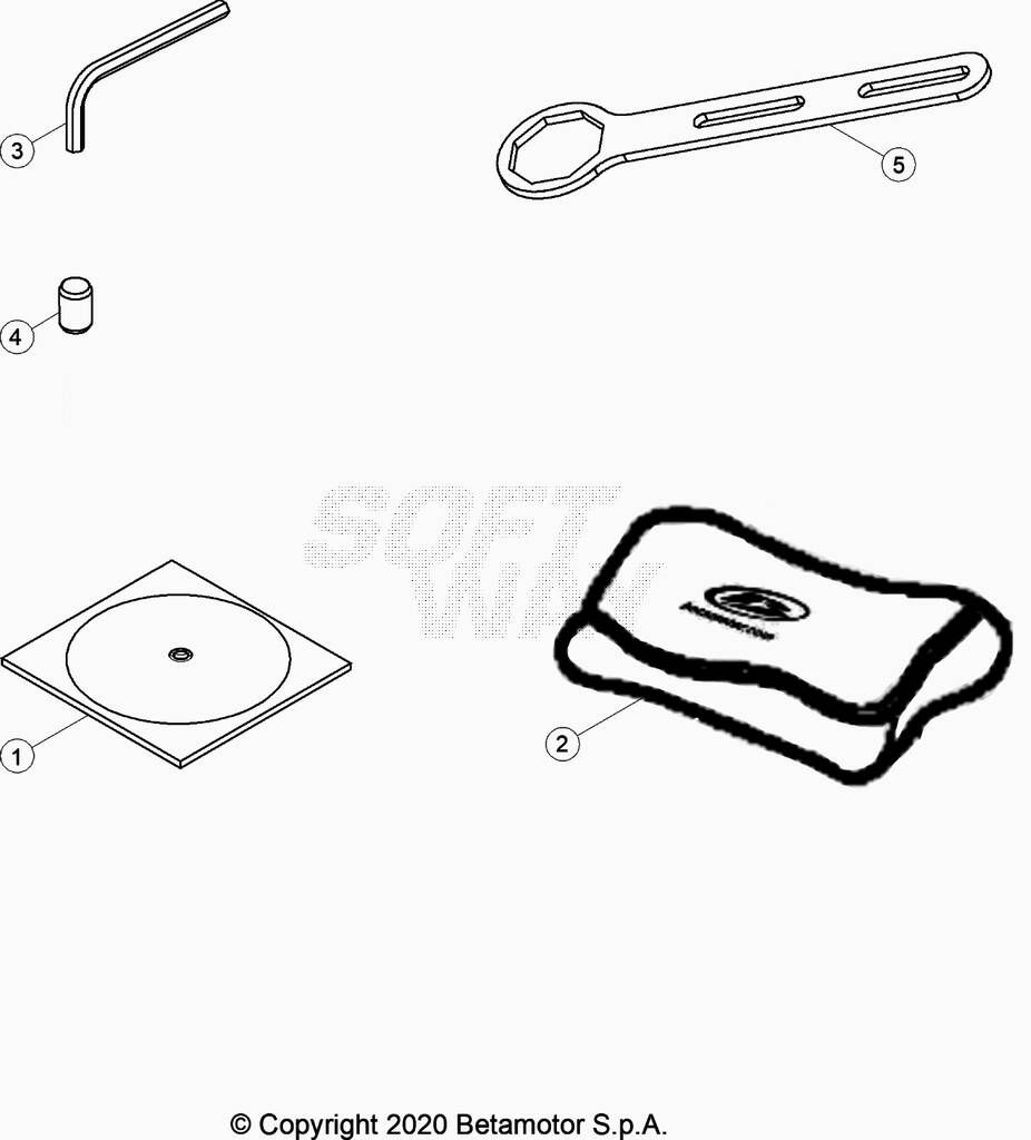 OUTILLAGE MOTEUR POUR 250 RACING 2020