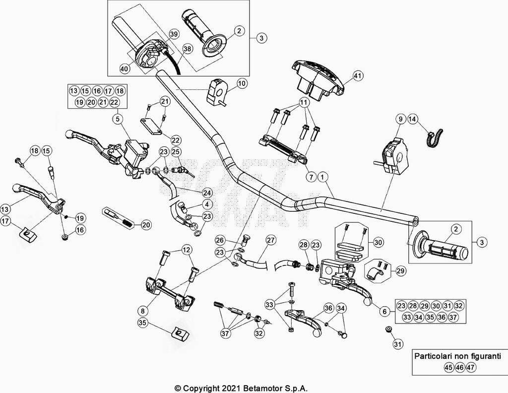 GUIDONCOMMANDE POUR 250 RR 2020